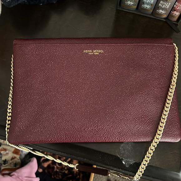 Henri Bendel red pebble leather crossbody - Picture 10 of 10